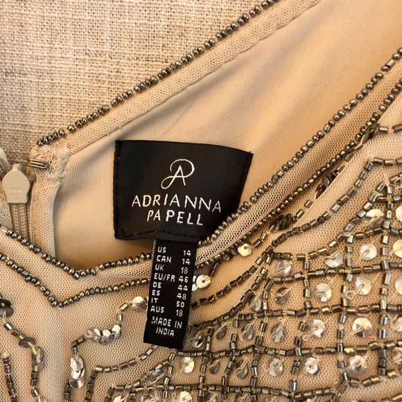 Adrianna Papell Gown | Champagne - Picture 4 of 6